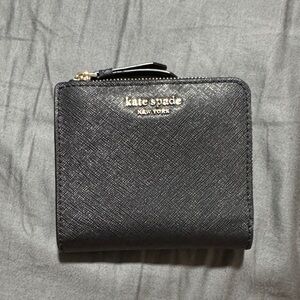 Kate Spade Black Zip-Around Wallet